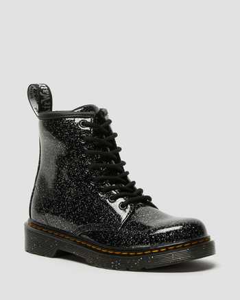 Junior 1460 Glitter Lace Up Boots