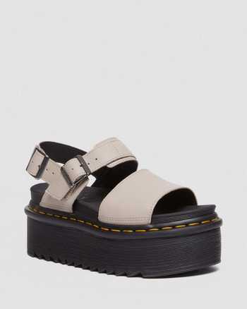 Voss Pisa Leather Platform Sandals